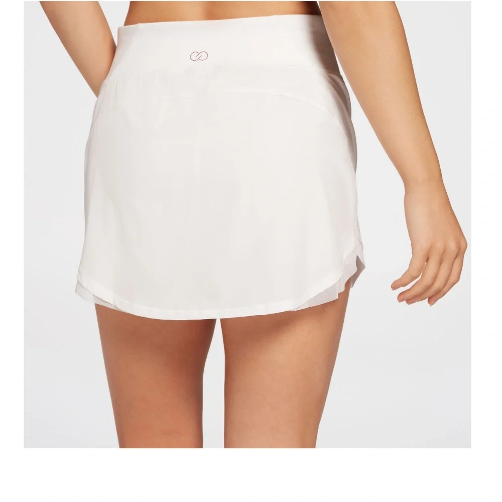 Calia by Carrie Underwood Tulip Hem Skort | Gray | Size Large - Picture 2 of 12